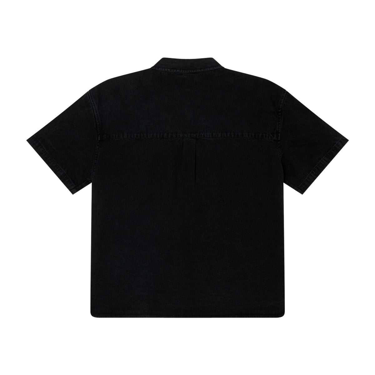 OBEY OWENS DENIM SS SHIRT オベイ オーウェンズ デニム ショートスリーブ シャツ 181210451【メンズ コットン100％ リラックスシャツ 半袖 26SS】