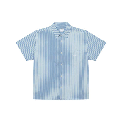 OBEY ALAN SS SHIRT オベイ アラン ショートスリーブ シャツ 181210453【メンズ コットン100％ ストレートヘム 快適な着心地 26SS】