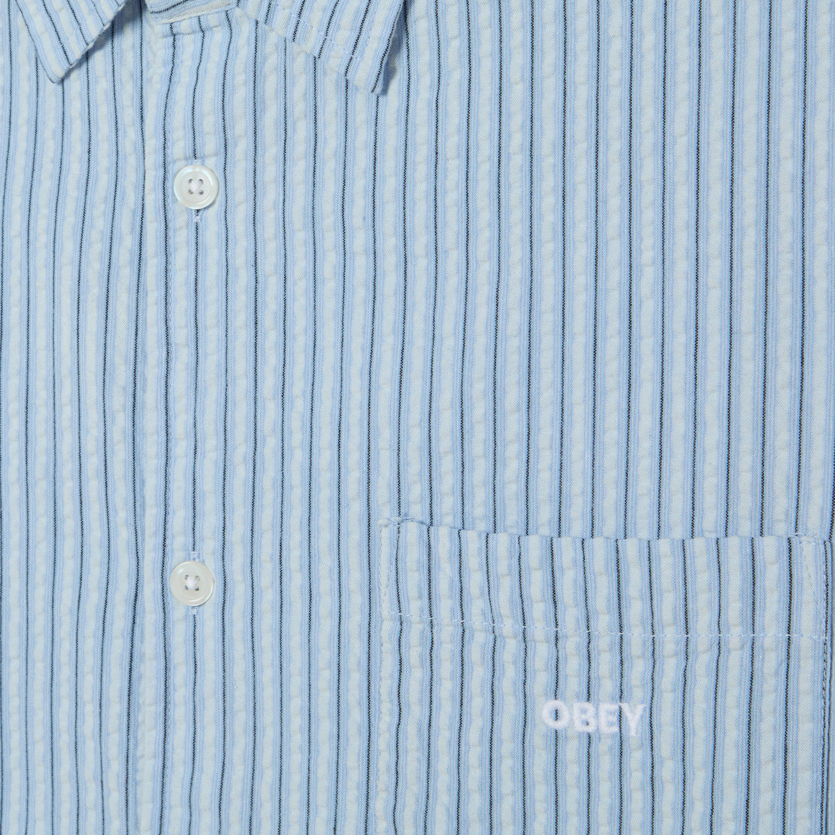 OBEY ALAN SS SHIRT オベイ アラン ショートスリーブ シャツ 181210453【メンズ コットン100％ ストレートヘム 快適な着心地 26SS】
