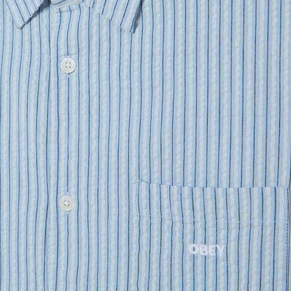 OBEY ALAN SS SHIRT オベイ アラン ショートスリーブ シャツ 181210453【メンズ コットン100％ ストレートヘム 快適な着心地 26SS】