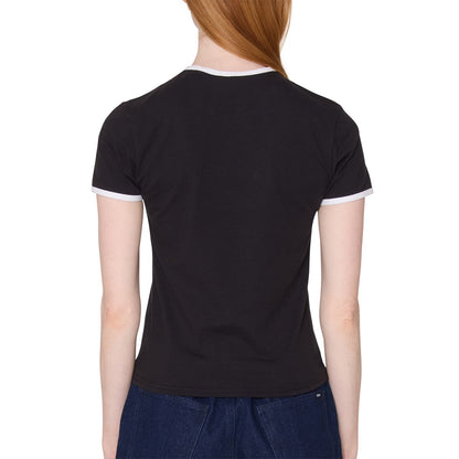 OBEY DUVALL RINGER SS オベイ デュバル リンガー SS 231080163【レディース コットン素材 フィットシルエット 半袖 26SS】