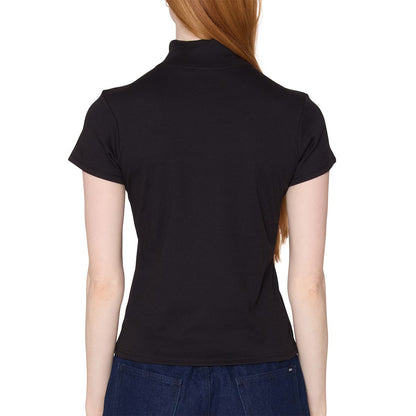 OBEY RELAY MOCK NECK SS オベイ リレー モックネック SS 231080164【レディース ハーフジップ フィットシルエット 半袖 26SS】