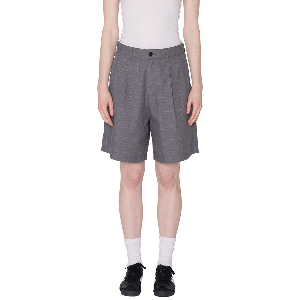OBEY OLIVIA PLAID SHORT オベイ オリビア プレイド ショーツ 272100060【レディース チェック柄 コットン素材 リラックス 26SS】
