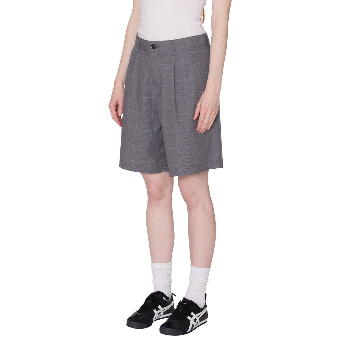 OBEY OLIVIA PLAID SHORT オベイ オリビア プレイド ショーツ 272100060【レディース チェック柄 コットン素材 リラックス 26SS】