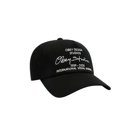 OBEY DESIGN STUDIO 5 PANEL STRAPBACK オベイ デザイン スタジオ 5パネル ストラップバック 100490151【メンズ キャップ ストリートスタイル デイリー 26SS】