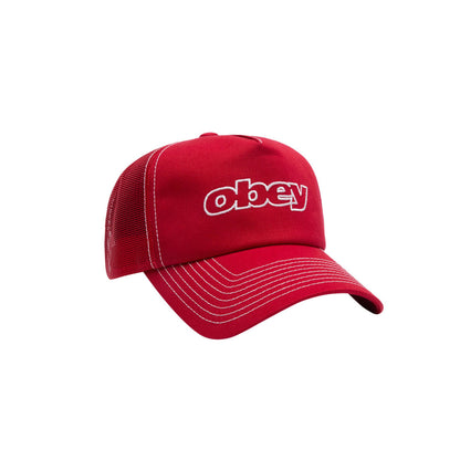OBEY FORM TRUCKER オベイ フォーム トラッカー 100500053【メンズ キャップ 刺繡ロゴ 26SS】