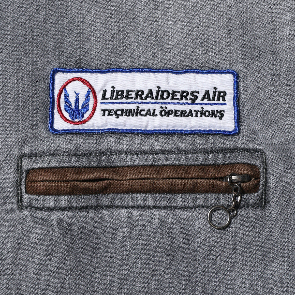 Liberaiders DENIM WORK JACKET リベレイダース デニムワークジャケット 730012601【メンズ デニム ワークジャケット ワッペン 缶バッジ 26SS】