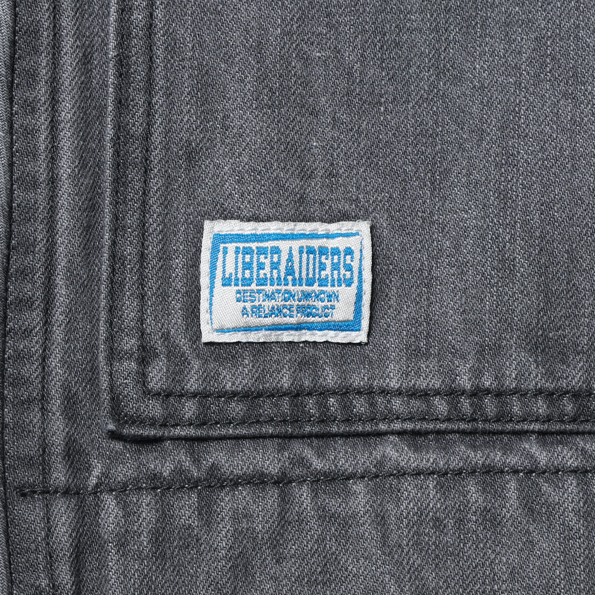 Liberaiders DENIM WORK JACKET リベレイダース デニムワークジャケット 730012601【メンズ デニム ワークジャケット ワッペン 缶バッジ 26SS】