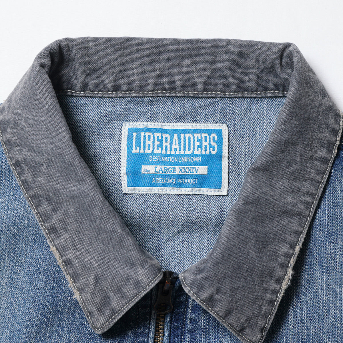 Liberaiders DENIM WORK JACKET リベレイダース デニムワークジャケット 730012601【メンズ デニム ワークジャケット ワッペン 缶バッジ 26SS】