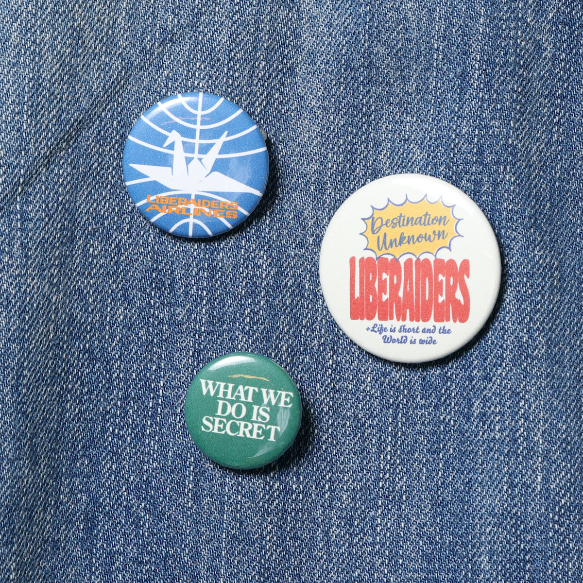 Liberaiders DENIM WORK JACKET リベレイダース デニムワークジャケット 730012601【メンズ デニム ワークジャケット ワッペン 缶バッジ 26SS】