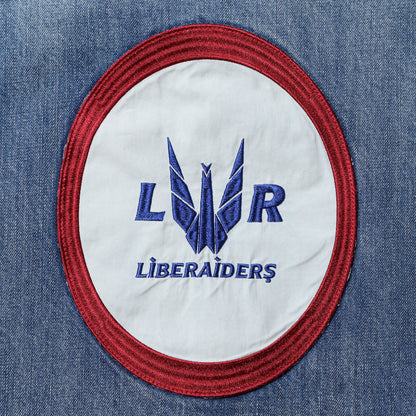 Liberaiders DENIM WORK JACKET リベレイダース デニムワークジャケット 730012601【メンズ デニム ワークジャケット ワッペン 缶バッジ 26SS】