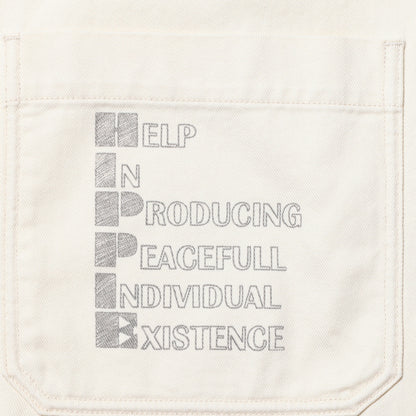 Liberaiders HANDWRITING PRINT COVERALL リベレイダース ハンドライティング プリント カバーオール 730032601【メンズ カバーオール コットンツイル ワークジャケット 手書きプリント 26SS】