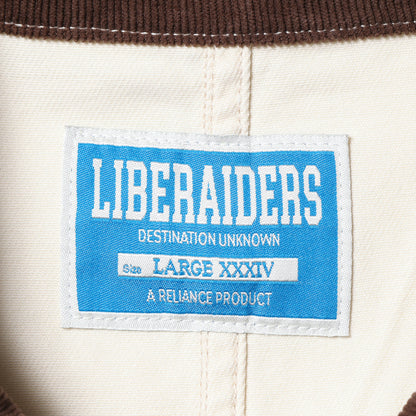 Liberaiders HANDWRITING PRINT COVERALL リベレイダース ハンドライティング プリント カバーオール 730032601【メンズ カバーオール コットンツイル ワークジャケット 手書きプリント 26SS】
