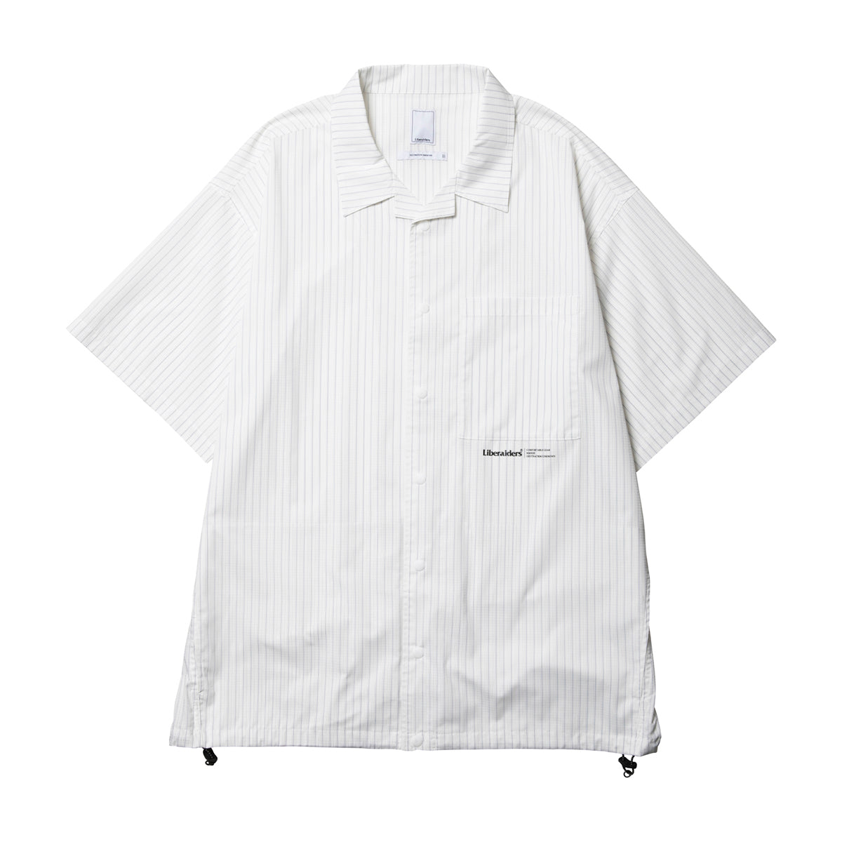 Liberaiders DOTAIR S/S SHIRT リベレイダース ドットエアー S/S シャツ 732032601【メンズ 半袖シャツ ドローコード ポリエステル素材 26SS】