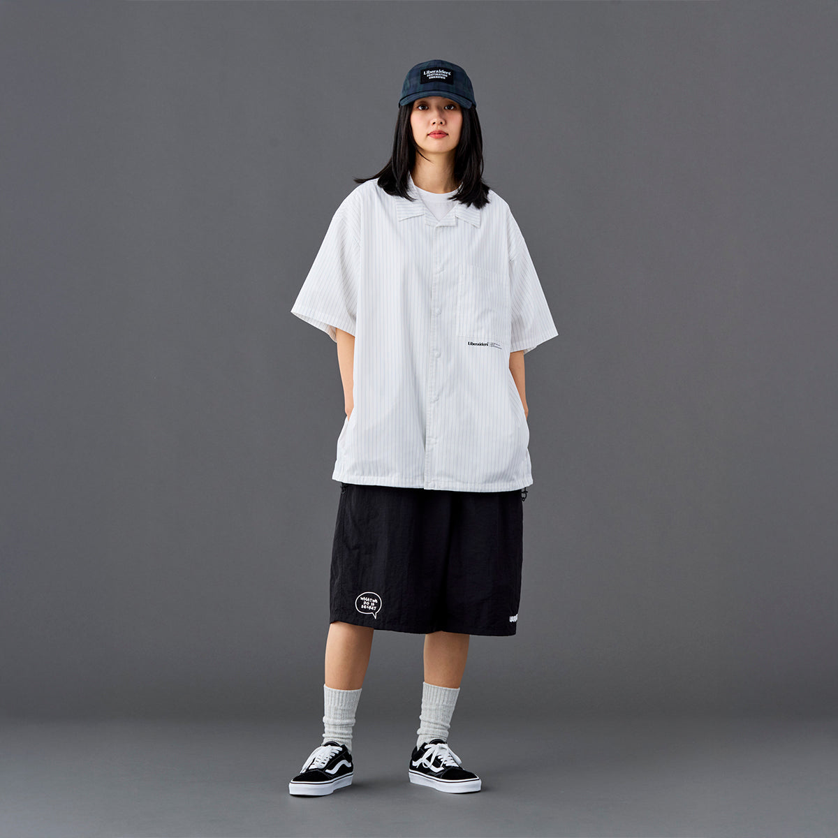 Liberaiders DOTAIR S/S SHIRT リベレイダース ドットエアー S/S シャツ 732032601【メンズ 半袖シャツ ドローコード ポリエステル素材 26SS】
