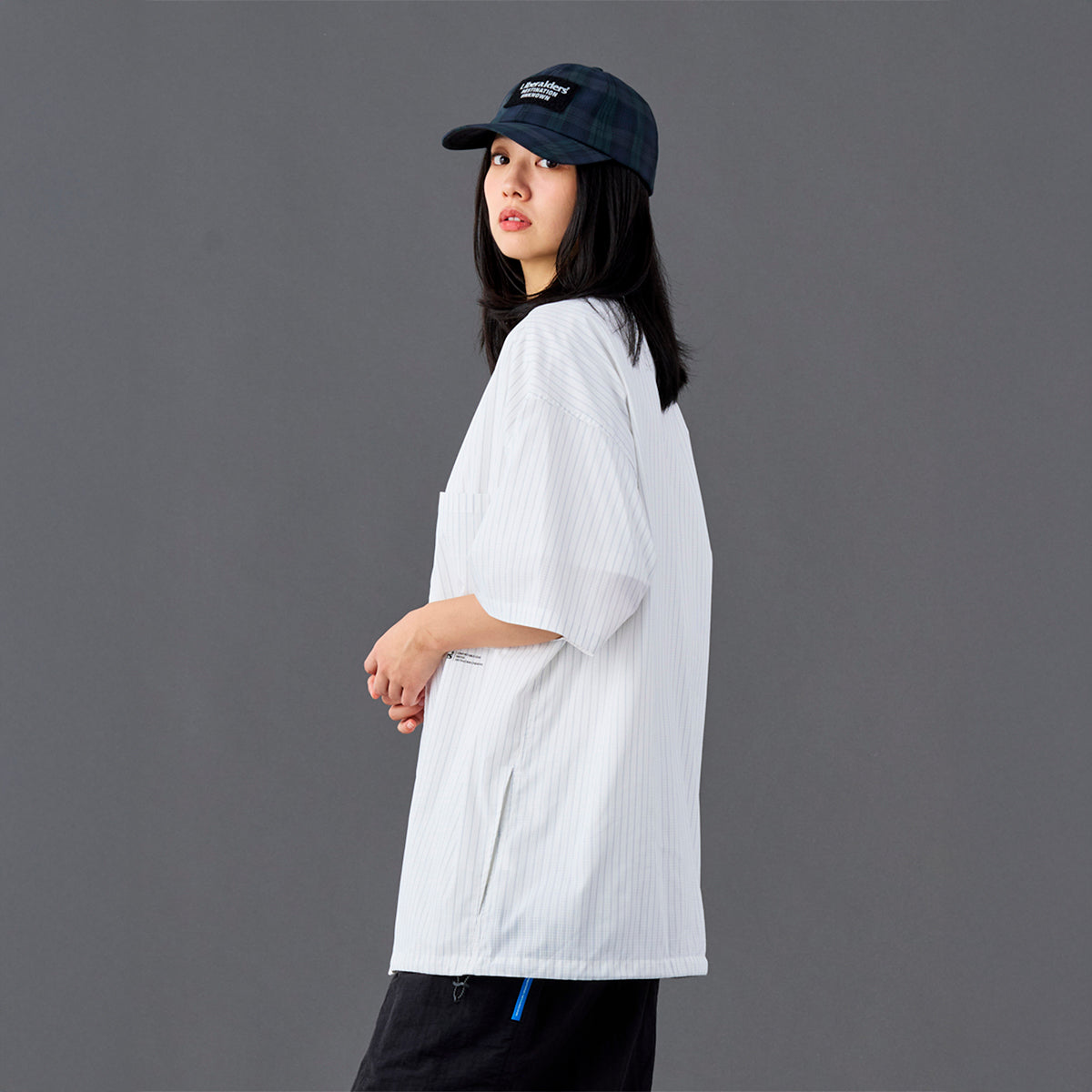 Liberaiders DOTAIR S/S SHIRT リベレイダース ドットエアー S/S シャツ 732032601【メンズ 半袖シャツ ドローコード ポリエステル素材 26SS】