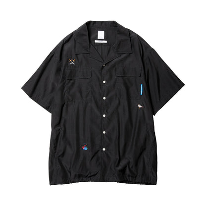Liberaiders COTTON RAYON S/S SHIRT  リベレイダース コットン レーヨン 半袖シャツ 732052601【メンズ 半袖 開襟シャツ 接触冷感効果 26SS】