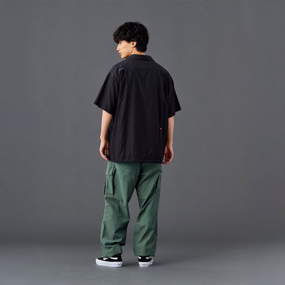 Liberaiders COTTON RAYON S/S SHIRT  リベレイダース コットン レーヨン 半袖シャツ 732052601【メンズ 半袖 開襟シャツ 接触冷感効果 26SS】