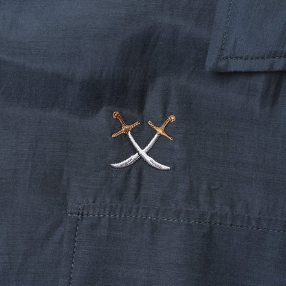 Liberaiders COTTON RAYON S/S SHIRT  リベレイダース コットン レーヨン 半袖シャツ 732052601【メンズ 半袖 開襟シャツ 接触冷感効果 26SS】