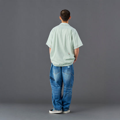 Liberaiders COTTON RAYON S/S SHIRT  リベレイダース コットン レーヨン 半袖シャツ 732052601【メンズ 半袖 開襟シャツ 接触冷感効果 26SS】