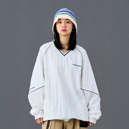 Liberaiders LR NYLON PULLOVER リベレイダース LR ナイロンプルオーバー 735012601【メンズ ナイロンプルオーバー Vネックトップス 軽量アウター 通気性ウェア メッシュ裏地 26SS】