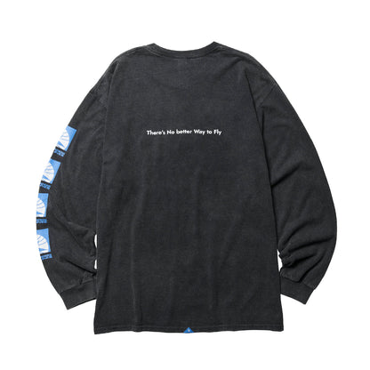 Liberaiders AIRLINE L/S TEE リベレイダース エアライン ロングスリーブ ティー 735052601【メンズ ヴィンテージTシャツ プリントTシャツ ロゴTシャツ 半袖Tシャツ 26SS】