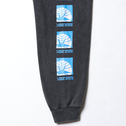 Liberaiders AIRLINE L/S TEE リベレイダース エアライン ロングスリーブ ティー 735052601【メンズ ヴィンテージTシャツ プリントTシャツ ロゴTシャツ 半袖Tシャツ 26SS】