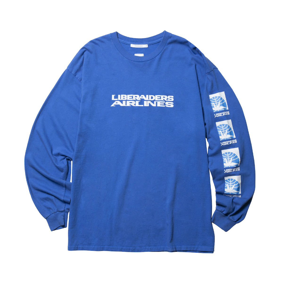 Liberaiders AIRLINE L/S TEE リベレイダース エアライン ロングスリーブ ティー 735052601【メンズ ヴィンテージTシャツ プリントTシャツ ロゴTシャツ 半袖Tシャツ 26SS】
