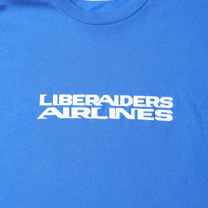 Liberaiders AIRLINE L/S TEE リベレイダース エアライン ロングスリーブ ティー 735052601【メンズ ヴィンテージTシャツ プリントTシャツ ロゴTシャツ 半袖Tシャツ 26SS】