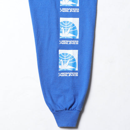 Liberaiders AIRLINE L/S TEE リベレイダース エアライン ロングスリーブ ティー 735052601【メンズ ヴィンテージTシャツ プリントTシャツ ロゴTシャツ 半袖Tシャツ 26SS】
