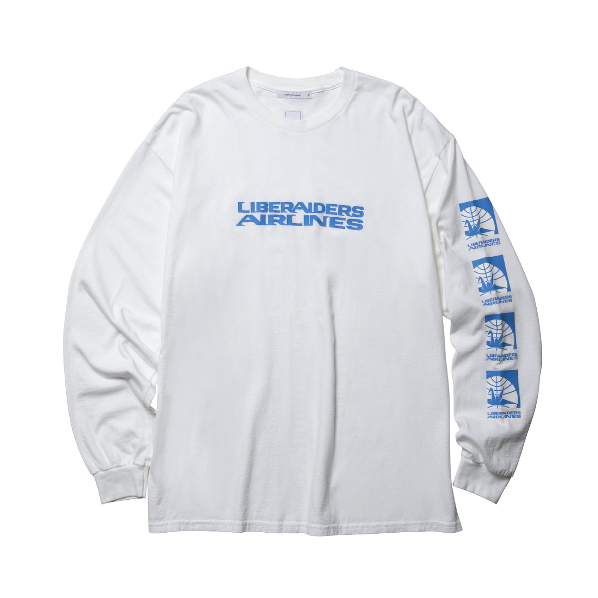 Liberaiders AIRLINE L/S TEE リベレイダース エアライン ロングスリーブ ティー 735052601【メンズ ヴィンテージTシャツ プリントTシャツ ロゴTシャツ 半袖Tシャツ 26SS】