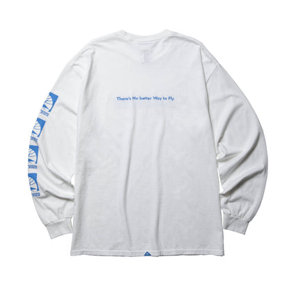 Liberaiders AIRLINE L/S TEE リベレイダース エアライン ロングスリーブ ティー 735052601【メンズ ヴィンテージTシャツ プリントTシャツ ロゴTシャツ 半袖Tシャツ 26SS】