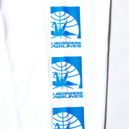 Liberaiders AIRLINE L/S TEE リベレイダース エアライン ロングスリーブ ティー 735052601【メンズ ヴィンテージTシャツ プリントTシャツ ロゴTシャツ 半袖Tシャツ 26SS】