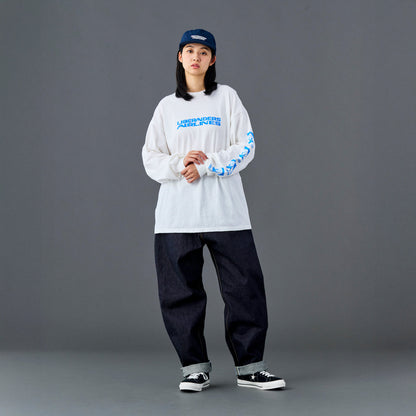 Liberaiders AIRLINE L/S TEE リベレイダース エアライン ロングスリーブ ティー 735052601【メンズ ヴィンテージTシャツ プリントTシャツ ロゴTシャツ 半袖Tシャツ 26SS】