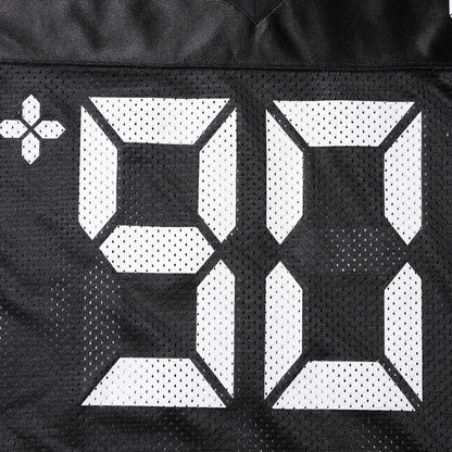 Liberaiders DIGITAL LOGO FOOTBALL TEE リベレイダース デジタル ロゴ フットボール ティー 736012601【メンズ メッシュ生地 サテン生地 デジタルフォント 26SS】