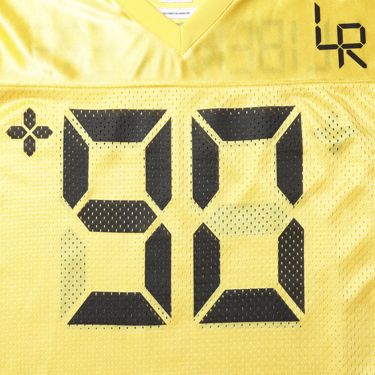 Liberaiders DIGITAL LOGO FOOTBALL TEE リベレイダース デジタル ロゴ フットボール ティー 736012601【メンズ メッシュ生地 サテン生地 デジタルフォント 26SS】