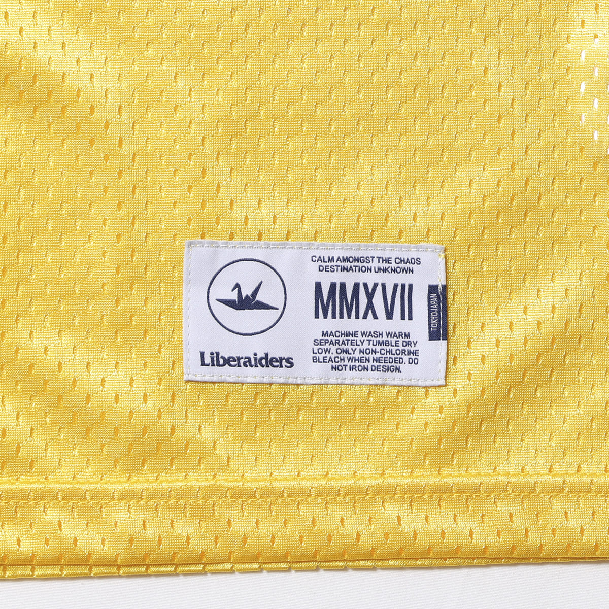 Liberaiders DIGITAL LOGO FOOTBALL TEE リベレイダース デジタル ロゴ フットボール ティー 736012601【メンズ メッシュ生地 サテン生地 デジタルフォント 26SS】