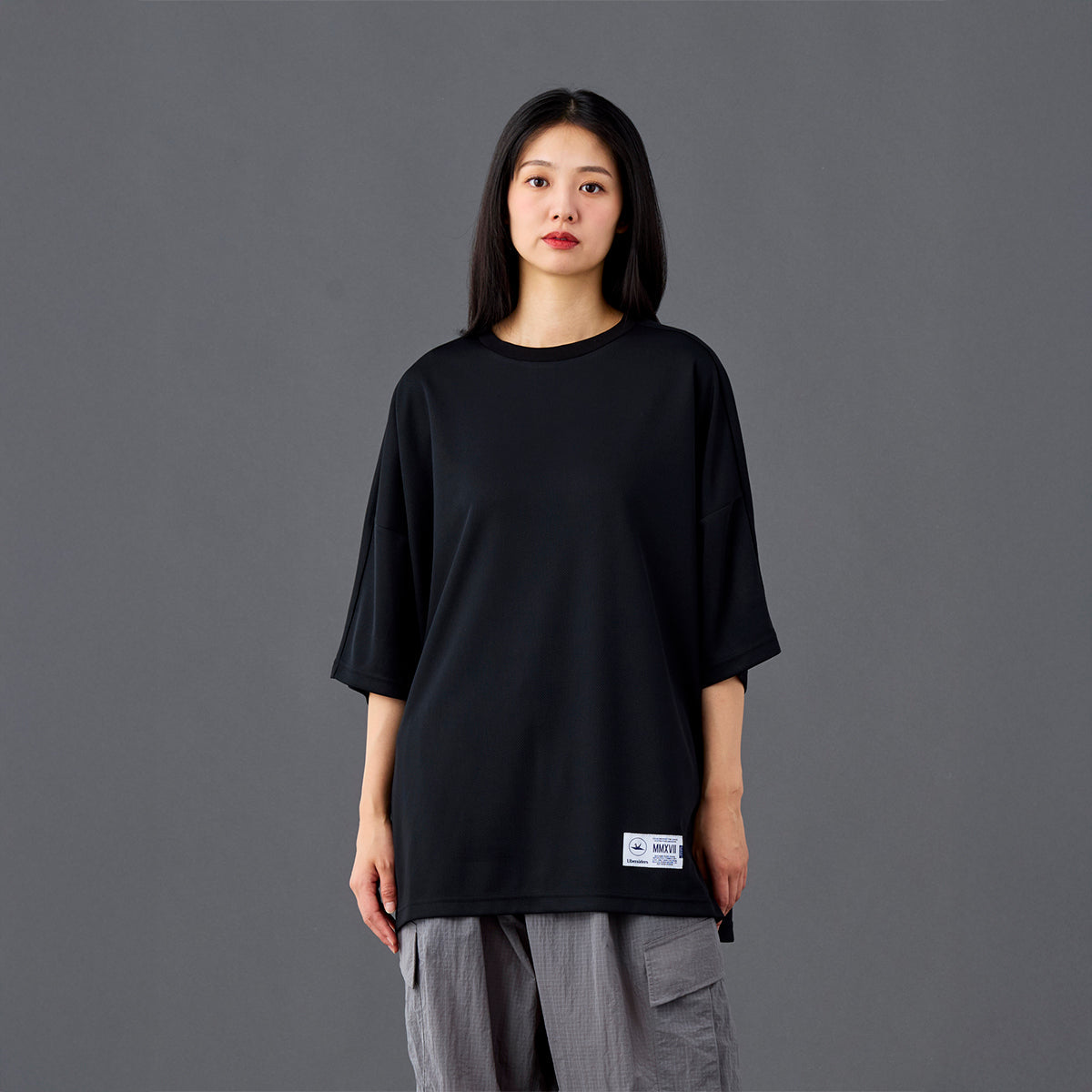 Liberaiders HALF SLEEVE TECH CREW リベレイダース ハーフスリーブ テック クルー 736032601【メンズ 半袖 吸水速乾性 裏メッシュ生地 26SS】