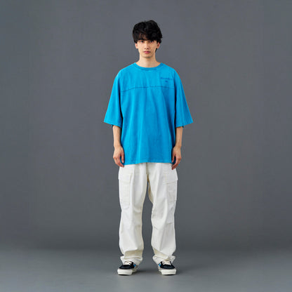 Liberaiders PIGMENT DYED DOLMAN SLEEVE TEE リベレイダース ピグメントダイ ドルマンスリーブ ティー 736042601【メンズ ドルマンスリーブTシャツ ビッグシルエットTシャツ 刺繍Tシャツ 26SS】