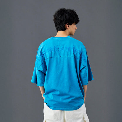Liberaiders PIGMENT DYED DOLMAN SLEEVE TEE リベレイダース ピグメントダイ ドルマンスリーブ ティー 736042601【メンズ ドルマンスリーブTシャツ ビッグシルエットTシャツ 刺繍Tシャツ 26SS】