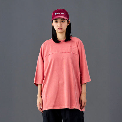 Liberaiders PIGMENT DYED DOLMAN SLEEVE TEE リベレイダース ピグメントダイ ドルマンスリーブ ティー 736042601【メンズ ドルマンスリーブTシャツ ビッグシルエットTシャツ 刺繍Tシャツ 26SS】