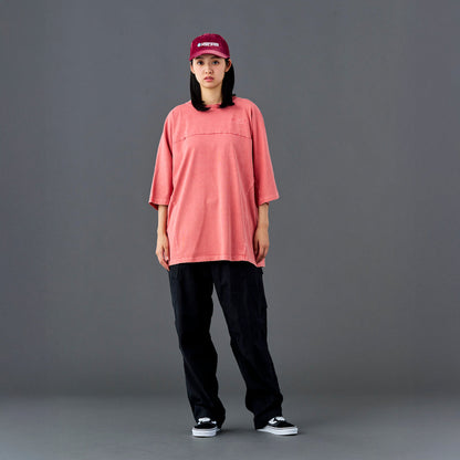 Liberaiders PIGMENT DYED DOLMAN SLEEVE TEE リベレイダース ピグメントダイ ドルマンスリーブ ティー 736042601【メンズ ドルマンスリーブTシャツ ビッグシルエットTシャツ 刺繍Tシャツ 26SS】