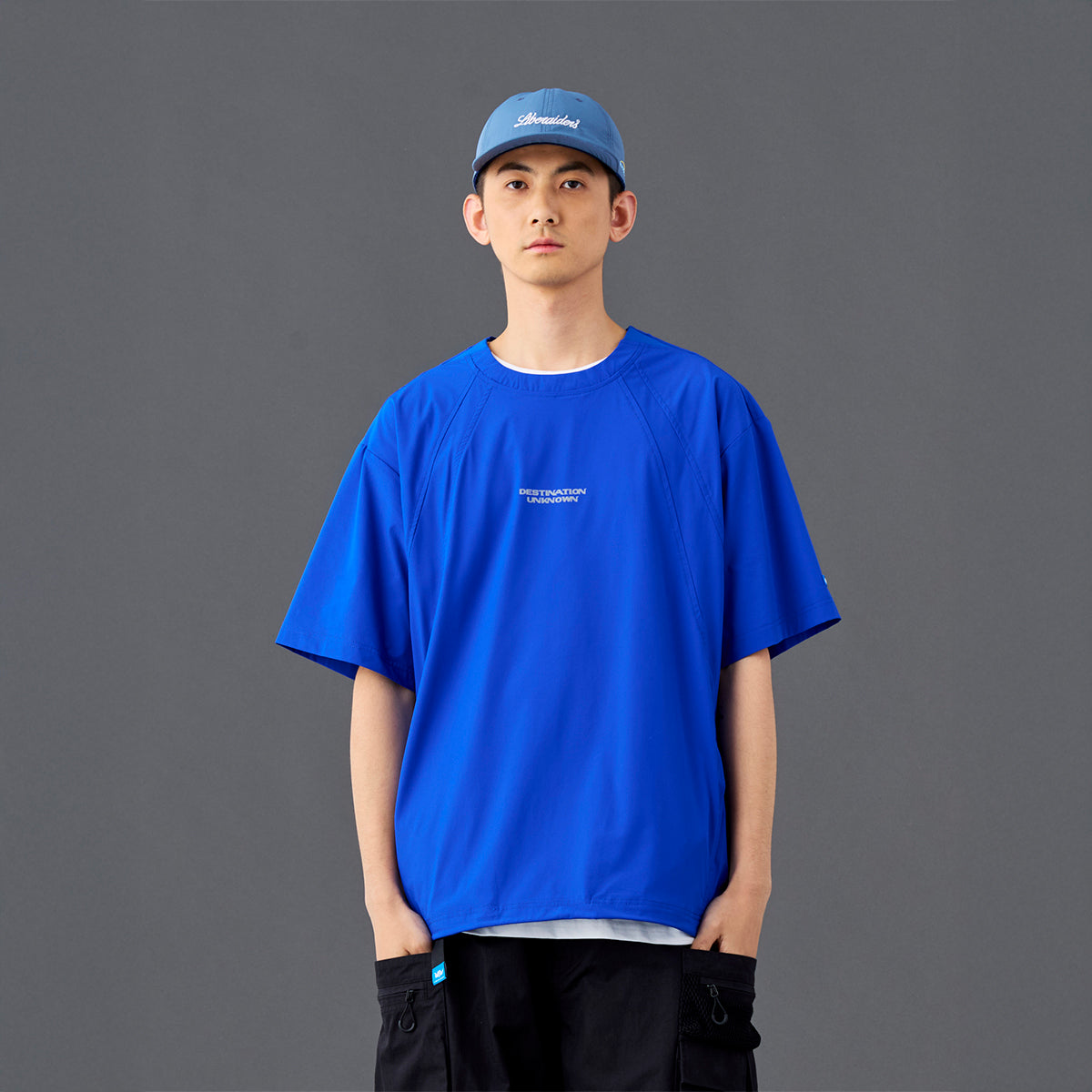 Liberaiders 4WAY STRETCH TEE IV  リベレイダース 4WAY ストレッチ ティー IV 736062601【メンズ 半袖 接触冷感 リフレクタープリント 26SS】