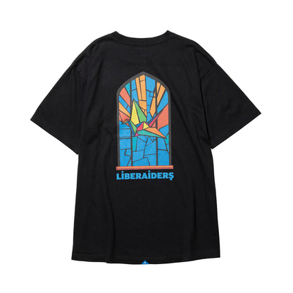 Liberaiders STAINED GLASS TEE リベレイダース ステンドグラス ティー 736112601【メンズ Tシャツ 半袖 グラフィックTシャツ カジュアルトップス 26SS】
