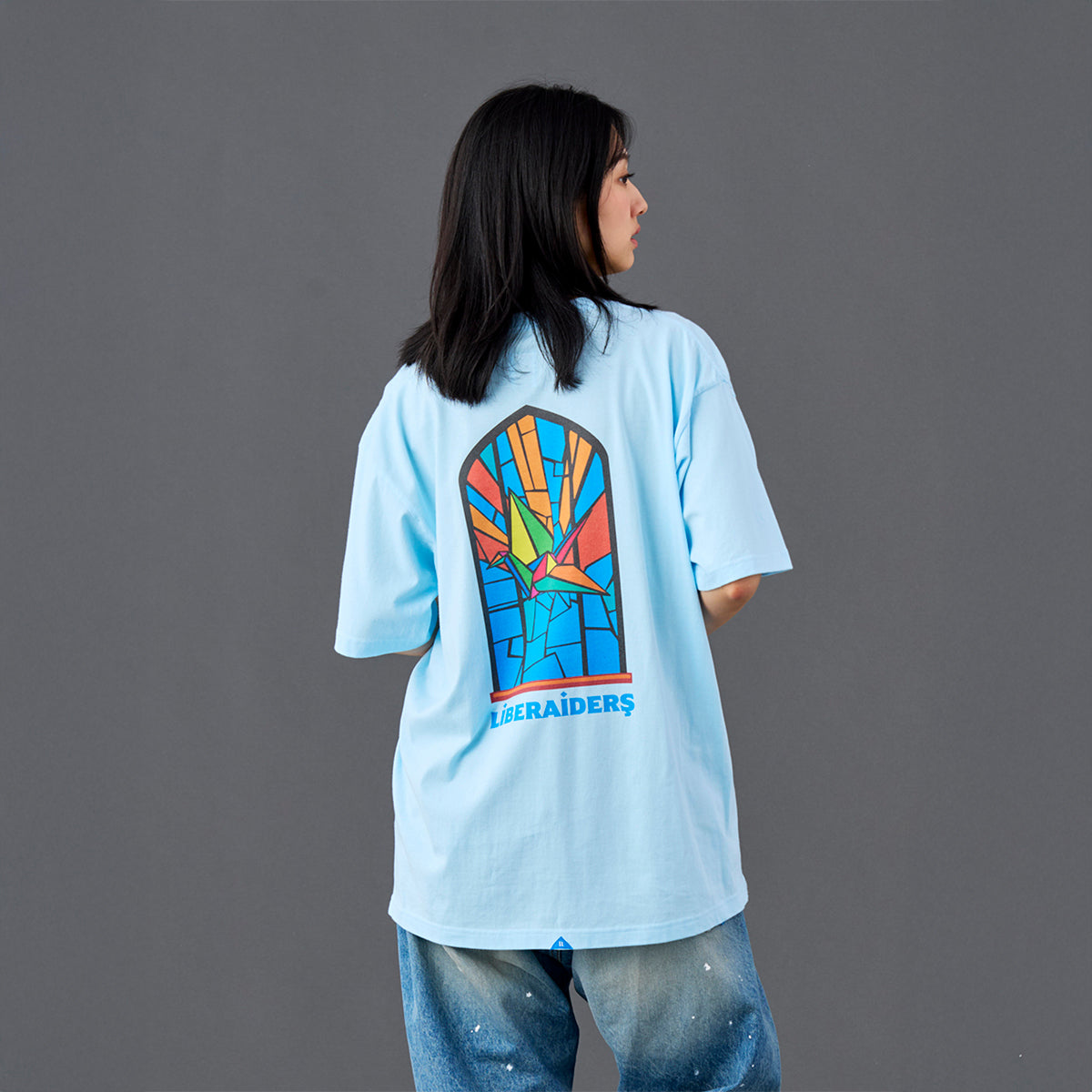 Liberaiders STAINED GLASS TEE リベレイダース ステンドグラス ティー 736112601【メンズ Tシャツ 半袖 グラフィックTシャツ カジュアルトップス 26SS】