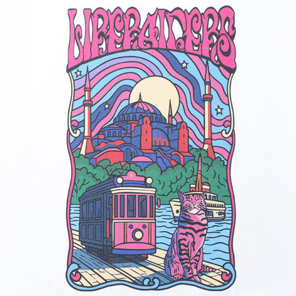 Liberaiders PSYCHEDELIC CITY TEE リベレイダース サイケデリック シティ ティー 736182601【メンズ 天竺生地 ヴィンテージライク グラフィック 26SS】