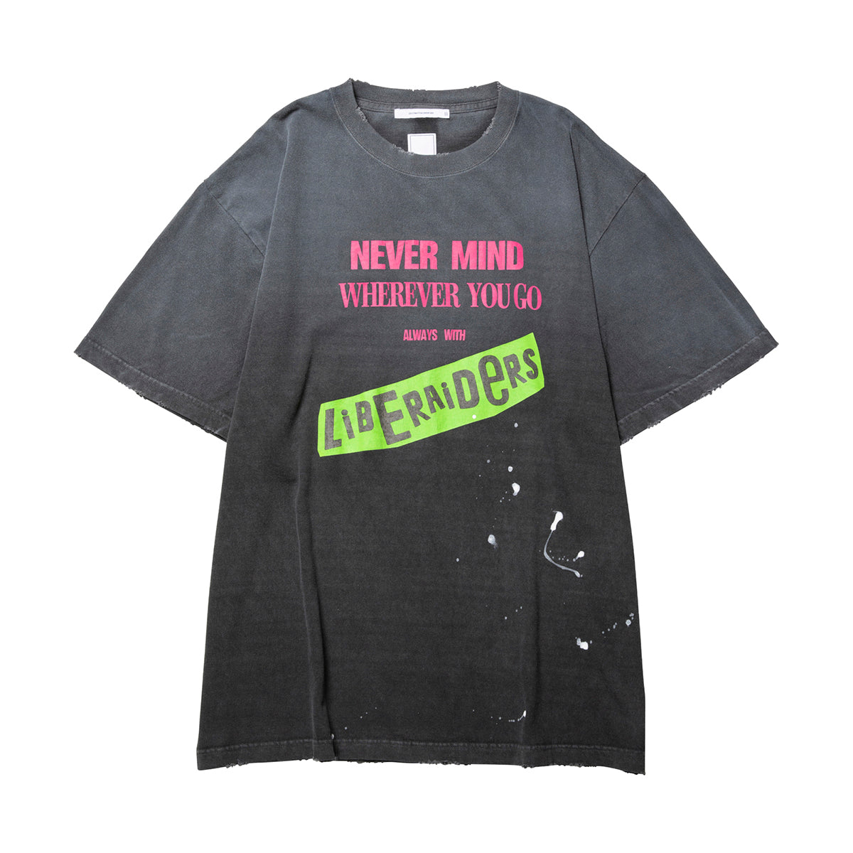 Liberaiders FADED PUNK LOGO TEE リベレイダース フェイデッド パンク ロゴ Tシャツ 736212601【メンズ 半袖 グラフィック コットン素材 26SS】