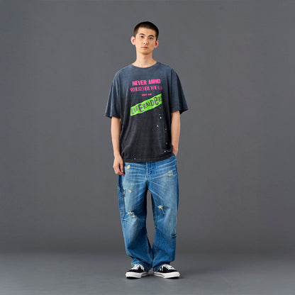 Liberaiders FADED PUNK LOGO TEE リベレイダース フェイデッド パンク ロゴ Tシャツ 736212601【メンズ 半袖 グラフィック コットン素材 26SS】