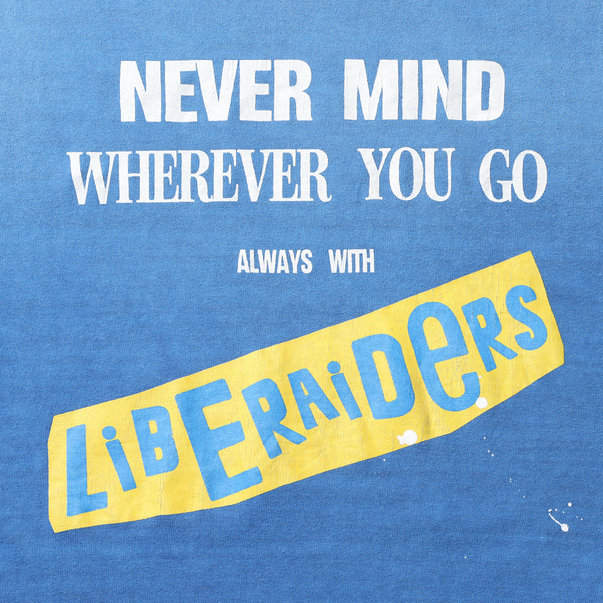Liberaiders FADED PUNK LOGO TEE リベレイダース フェイデッド パンク ロゴ Tシャツ 736212601【メンズ 半袖 グラフィック コットン素材 26SS】