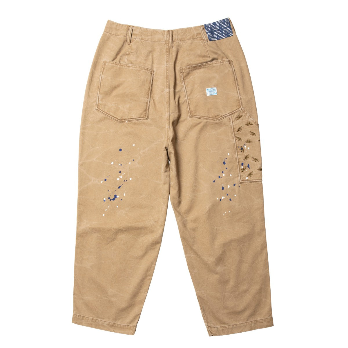 Liberaiders SARROUEL CHINO PAINTER PANTS リベレイダース サルエル チノ ペインター パンツ 737012601【メンズ チノパンツ コットンツイル 職人仕上げ ペンキ加工 刺繍 26SS】